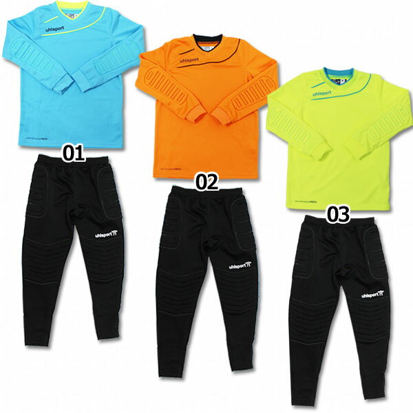 【11/20-11/26 ポイント10倍】ジュニア ストリーム 3.0 GKセット 【uhlsport|ウールシュポルト】サッカーフットサルジュニアウェアー10...