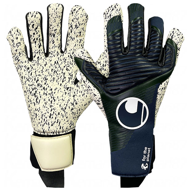 【12/4 20時よりポイント10倍】パワーライン スーパーグリップ+ ハーフネガティブ アース ネイビー×グリーン 【Uhlsport|ウールシュポルト】サッ...