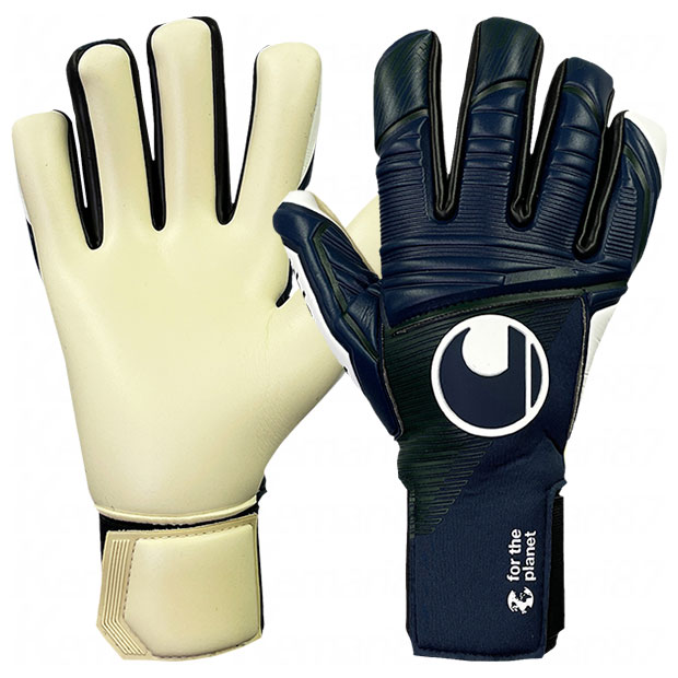 【12/4 20時よりポイント10倍】パワーライン アブソルートグリップ ハーフネガティブ アース ネイビー×グリーン 【Uhlsport|ウールシュポルト】サ...