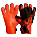 【ポイント10倍】メニャン スターターソフト ブラック×レッド 【Uhlsport|ウールシュポルト】サッカーフットサルゴールキーパーグローブ1011312-2...