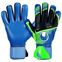 【ポイント10倍】アクアソフト ハーフネガティブ パシフィックブルー×フローグリーン 【Uhlsport|ウールシュポルト】サッカーフットサルゴールキーパーグロ...