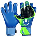 【ポイント10倍】アクアソフト パシフィックブルー×フローグリーン 【Uhlsport|ウールシュポルト】サッカーフットサルゴールキーパーグローブ1011315...