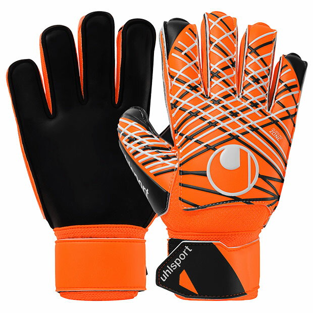 【12/4 20時よりポイント10倍】ソフトレジスト+ フレックスフレーム フローオレンジ×ホワイト 【Uhlsport|ウールシュポルト】サッカーフットサルゴ...