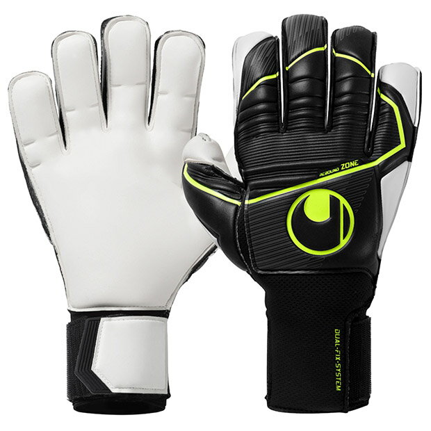 【12/4 20時よりポイント10倍】アブソルートグリップ フレックスフレーム カーボン ブラック×フローイエロー 【Uhlsport|ウールシュポルト】サッカ...