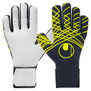 プレディクション アブソルートグリップ ハーフネガティブ フィット ネイビー×フローイエロー 【Uhlsport|ウールシュポルト】サッカーフットサルゴールキー...