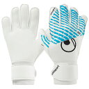 【12/4 20時よりポイント10倍】サイバーテック ソフト プロ ホワイト×サイバーブルー 【Uhlsport|ウールシュポルト】サッカーフットサルゴールキー...