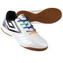 【ポイント10倍】ジュニア アクセレイター TR JR WIDE IN ホワイト×ブラック 【UMBRO|アンブロ】ジュニアフットサルシューズuf4fcst3j...