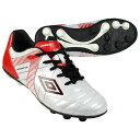 【ポイント10倍】ジュニア アクセレイター RB JR WIDE HG ホワイト×レッド 【UMBRO|アンブロ】サッカージュニアスパイクuf5sfcb3j-w...