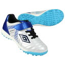 【ポイント10倍】ジュニア アクセレイター SB JR WIDE ホワイト×ブルー 【UMBRO|アンブロ】サッカージュニアトレーニングシューズuf5sfct5...