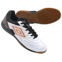 【ポイント15倍】アクセレイター TR EX WIDE IN ホワイト×ブラック 【UMBRO|アンブロ】フットサルシューズuf5sfz04mb-whbk(4)