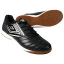 【7/15 ポイント10倍】ジュニア アクセレイター TR JR WIDE IN ブラック×ホワイト 【UMBRO|アンブロ】ジュニアフットサルシューズuu4w...