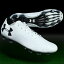 クラッチフィットフォース 3.0 HG ホワイト×ブラック 【UNDERARMOUR|アンダーアーマー】サッカースパイク1288376-whtblk