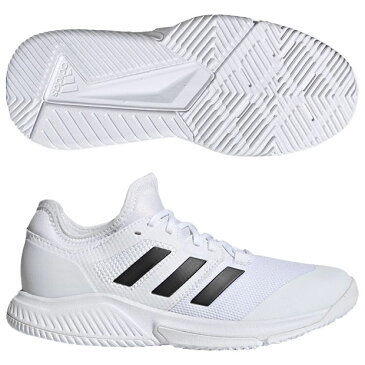 レディース コートチームバウンス W　フットウェアホワイト×コアブラック　【adidas|アディダス】バレーボールシューズfx1805