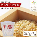 きぼうのアルファ化米粉 240g×2袋 国産 発芽玄米 米粉 うるち米 パン用 食パン作りに最適 無 ...