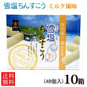 雪塩ちんすこう ミルク風味 48個入×10箱セット /南風堂 沖縄お土産 沖縄 土産 お菓子【FS】