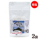 伊江島みーぐるましゅ 粗塩 袋入 50gx2袋 /沖縄 伊江島の塩【SL】