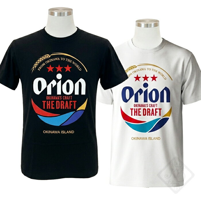 乐天商城 - オリオンドラフト 缶ロゴ Tシャツ　/オリオンビール グッズ 沖縄お土産 【MB】