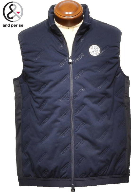 アンパスィ 中綿入りアウターベスト メンズ AMF1015G3 L/LL