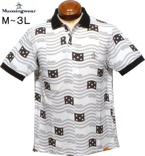 マンシングウェア メンズ 半袖ポロシャツ MG4FHS53M M/LL/3L