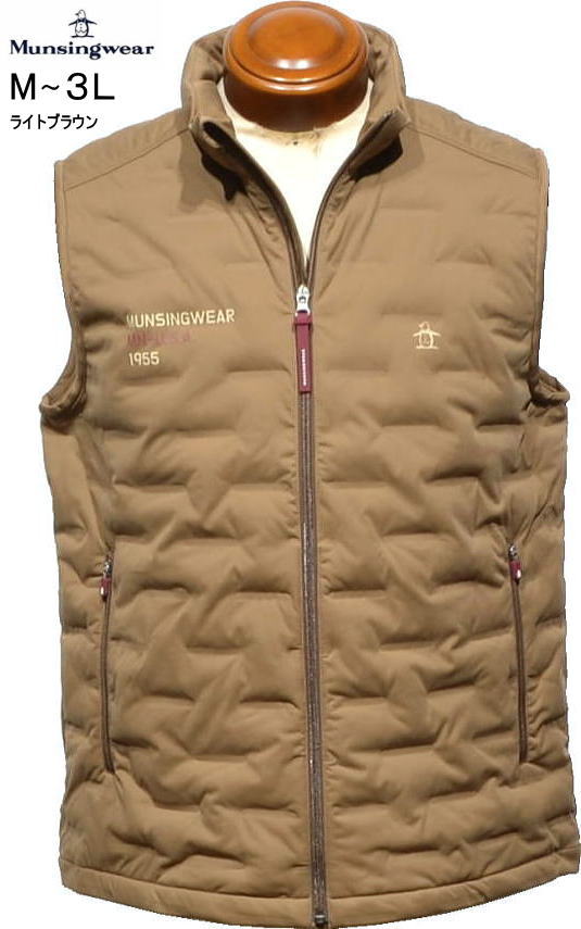 マンシング 中綿入りアウターベスト メンズ MG5FVE23M L/LL/3L