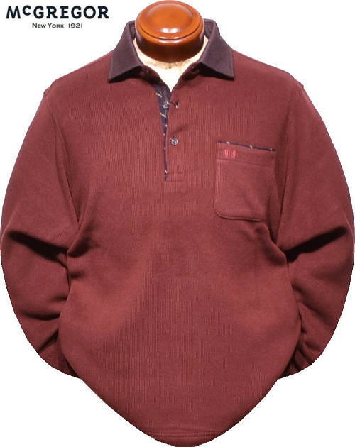 マクレガー 長袖ポロシャツ メンズ 111614606 M.L.XL