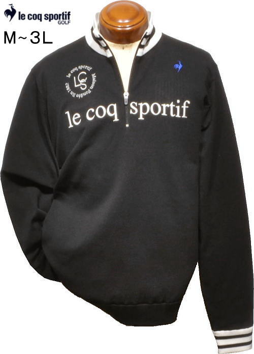 ルコック ハーフジップセーター メンズ LG4FST30M M/L/LL/3L