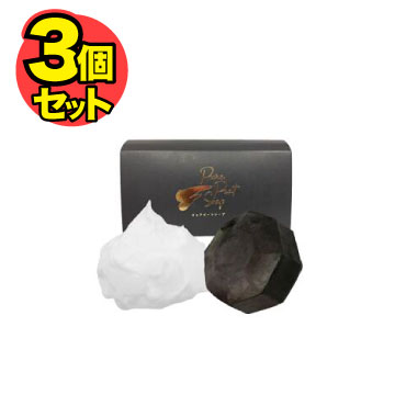【3個セット】ピュアピートソープ 100グラム 泥炭 石鹸 石けん せっけん アトピー 皮膚炎 洗顔