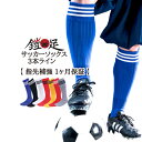 サッカーソックス ストッキング 3本ライン 指先補強 1ヶ月保証 メンズ 子供 キッズ ジュニア 16〜29cm フットサル スポーツ ケンビー 日本製