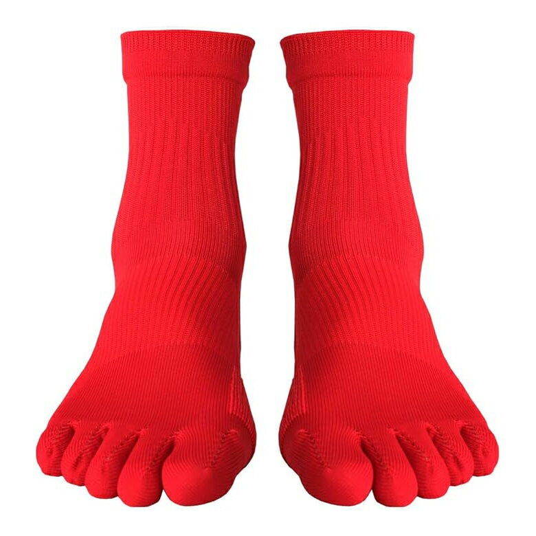 楽天市場】5本指 ソックス（カラーレッド）（スポーツ・アウトドア）の通販