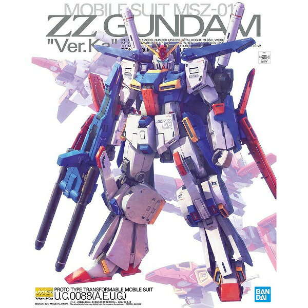 MG 1/100 MSZ-010 ダブルゼータガンダム Ver.ka (ZZガンダム)(機動戦士ガンダムZZ)【新品】 ガンプラ マスターグレード プラモデル