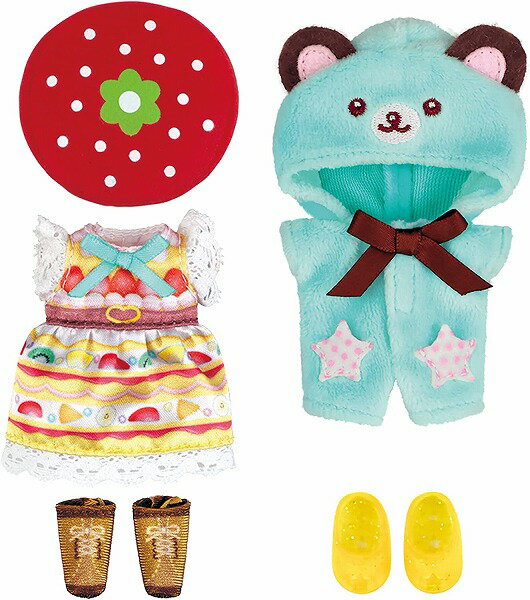 ポケットメルちゃん きせかえセット ケーキワンピ＆ミントくまセット【新品】 パイロットインキ メルちゃん (着せ替え人形・知育玩具)