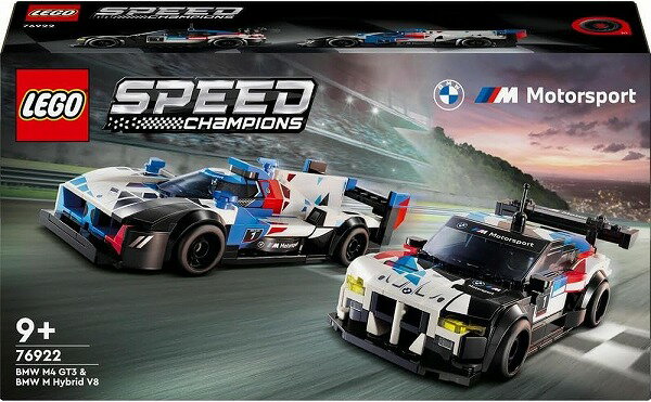 レゴ スピードチャンピオン BMW M4 GT3 & BMW M ハイブリッド V8 レースカーコンボ 76922【新品】 LEGO　知育玩具