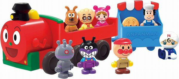 アンパンマン アンパンマンはじめてハウスドールセット SLマンと8人のなかまたち【新品】 知育玩具 おもちゃ