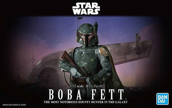「スター・ウォーズ エピソード5/帝国の逆襲」より、バウンティ・ハンター「ボバ・フェット」が1/12スケールで登場。 プロポーションの追及とカラー再現、細部にまで拘ったディテール、付属の武器と台座で劇中のシーンを再現。 ■ディテール 徹底した資料の検証により細部にわたるディテールを再現し、1/12スケールの中に凝縮。 ■ジェットパック 背部のジェットパックを再現、左右の噴射ノズルが可動。 ■ディスプレイ ベースは艦艇の床をイメージさせるものが付属。他商品の台座と連結させることも可能。 ■照準距離測定機 頭部の照準測定機は可動式。 ■ウェポン ボバ・フェットの特徴的な武器を付属。様々な攻撃シーンを再現可能。 ■ハンドパーツ ハンドパーツの付け替えで、多彩なポージングを表現可能。 【付属品】専用ディスプレイベース×1、ジェットパック×1、ブラスター・ライフル×1、ブラスター・ピストル×1、ハンドパーツ4種(右武器持ち手×1・握り手×2・左平手×1) 【商品内容】成形品×8、水転写式デカール×1、マーキングシール×1、組立説明書×1