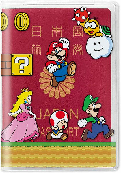 スーパーマリオ　パスポートカバー（マリオキャラクターズ）【新品】 任天堂 Nintendo ニンテンドー