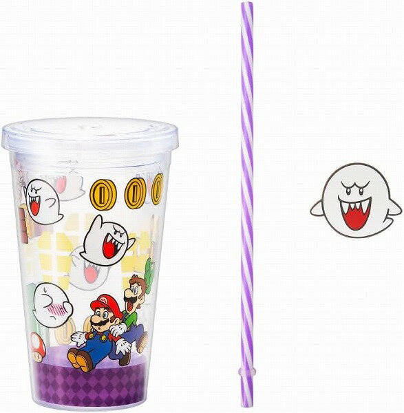 スーパーマリオ ストロータンブラー(テレサ)【新品】 任天堂 Nintendo ニンテンドー