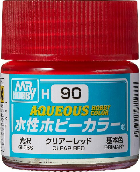 塗料 H-90 クリアーレッド【新品】 GSIクレオス 水性ホビーカラー 模型用塗料