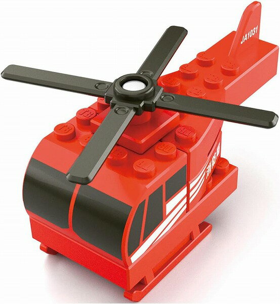 トミカ・プラレールブロック 消防ヘリコプター【新品】 タカラトミー ブロック 知育玩具