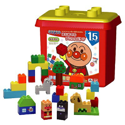 ブロックラボ アンパンマン はじめてのブロックバケツ【新品】 知育玩具 おもちゃのサムネイル