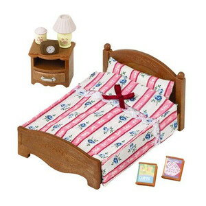 シルバニアファミリー ベッドルーム セミダブルベッド カ-512【新品】 【ハウス・家具】