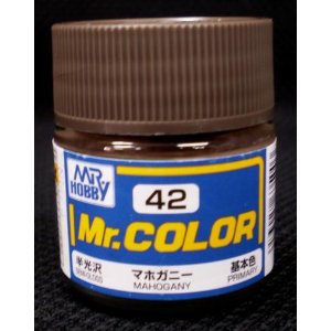 塗料 C42 マホガニー【新品】 GSIクレオス Mr.カラー 【メール便不可】のサムネイル