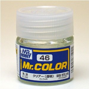 塗料 C46 クリアー(透明)【新品】 GSIクレオス Mr.カラー 【宅配便のみ】のサムネイル