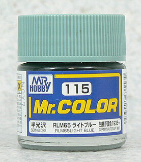 塗料 C115 RLM65 ライトブルー【新品】 GSIクレオス Mr.カラー 【メール便不可】