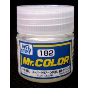 塗料 C182 スーパークリアーつや消し【新品】 GSIクレオス Mr.カラー 【宅配便のみ】のサムネイル