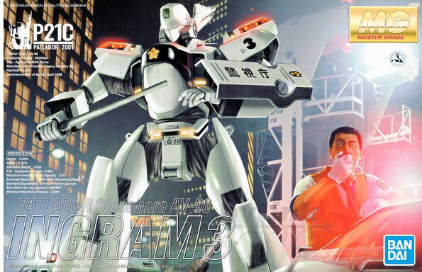 MG 1/35 Ingram Unit 3 (Mobile Police Patlabor) Master Grade [Brand New] Mobile Police Patlabor Plastic Model Kit [Shipping via courier only]