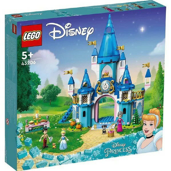 レゴ ディズニープリンセス シンデレラとプリンス・チャーミングのステキなお城 43206【新品】 LEGO Disney 姫　知育玩具 【宅配便のみ】のサムネイル