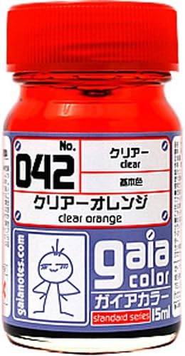 ガイアカラー 042 クリアーオレンジ【新品】 ガイアノーツ プラモデル用塗料 【メール便不可】