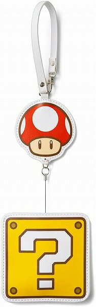 【メール便発送可】スーパーマリオ　ICカードケース（スーパーキノコ）【新品】 任天堂 Nintendo ニン..