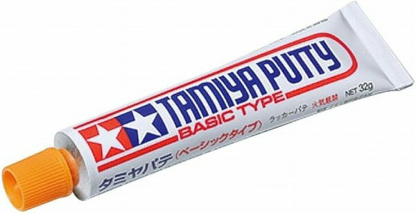 87053 タミヤパテ ベーシックタイプ 32g 模型用素材【新品】 タミヤ クラフトツール プラモデル用工具 【メール便不可】