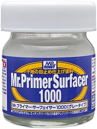 ●プライマー成分入りサーフェイサーです。サーフェイサー1000をベースに改良を加えております。 ●プラモデルはもちろん、エッチングパーツなどの金属や、食いつきにくいレジン素材にも使用できる万能タイプです。 ●色はグレーです。【宅配便のみ】